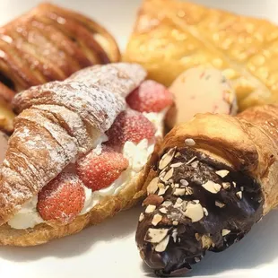 Chocolate Dipped Croissant