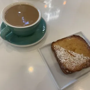 Coffee and pastry