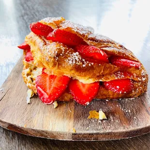 Strawberries and Creme Croissant