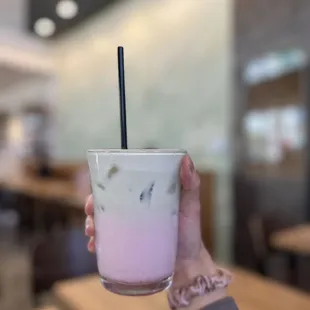 Strawberry milk with matcha cold foam - no matcha taste :(