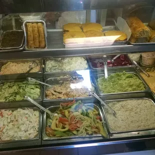 This is a photo of a first rate jewish catering take out place in brooklyn .  I would highly recommend the chicke soup