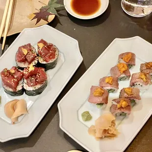 Uni Wagyu Maki &amp; Maguro Maki