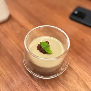 Hojicha Panna Cotta