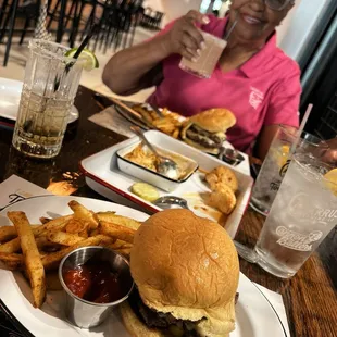 Tavern Burger &amp; Dip Trio