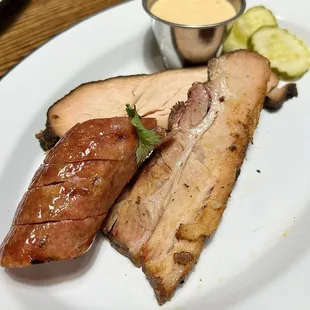 Jalapeno Cheddar Sausage. Smoked Turkey. White Brisket (veal)