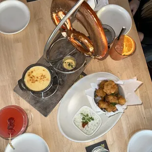 Sea Salt Soft Pretzel &amp; Cauliflower Tempura