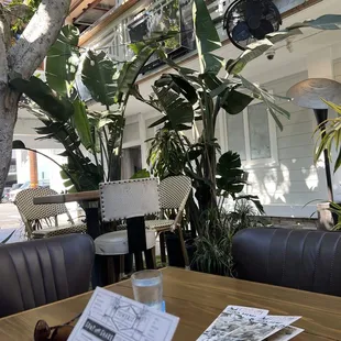 Seating area outside
