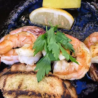Wood Fired Garlic Shrimp
