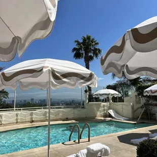 Outside seating view