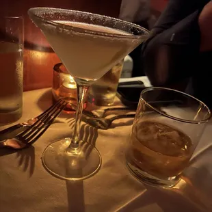 Lemon drop &amp; bourbon