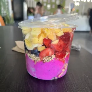 The bowl I got with frozen fruit for $9