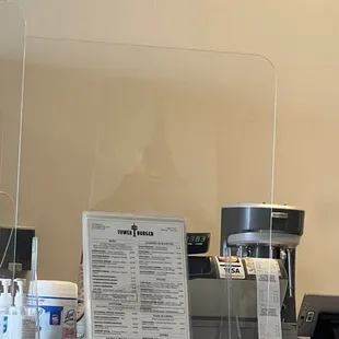 Menu sign and other items