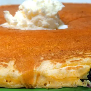 Blueberry Cornmeal Pancakes