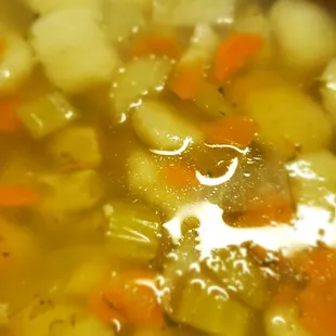 The Kluski dumping soup.