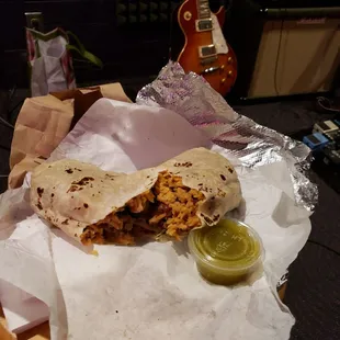 Nice burrito...music munchies