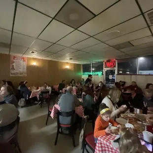 Jam packed with many tables