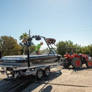 We offer boat launching!