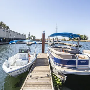 We offer boat rentals!