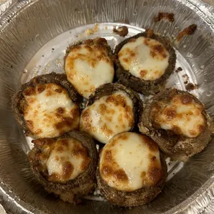 Stuffed mushrooms are ok. The marinara sauce was watery and not good.