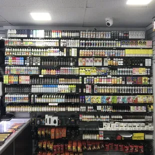 Many different E-juice brands and flavors!