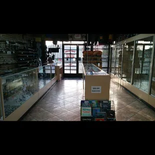 Early morning art the shop