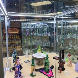 Large selection of heady glass!