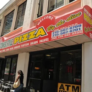 the front of a restaurant