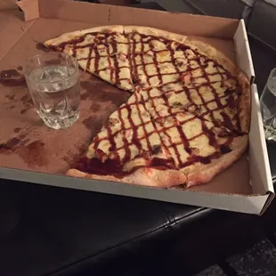 Large BBQ chicken, pretty big