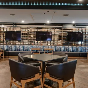 interior, sushi and sashimi