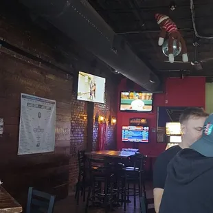 a man sitting at a bar