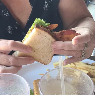 BLT sandwich.