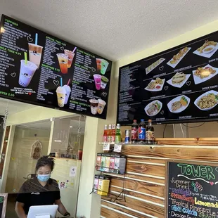 sushi and sashimi, interior