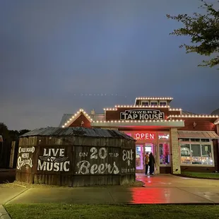 the outside of the building