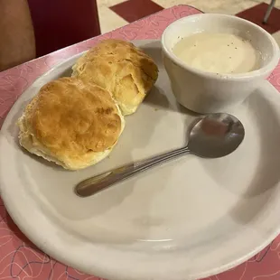 Biscuits and gravy