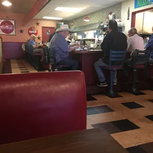 I'm at the Town and Country Cafe this morning and very pleased with the atmosphere, service, food and especially the coffee.