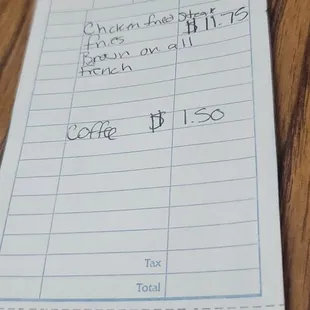 That&apos;s not shabby at all out the door. All that food!  December 5th 2024. I walked out very satisfied gave her a $4 tip