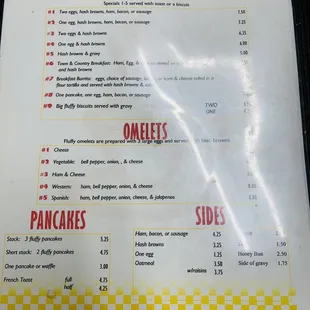 breakfast specials