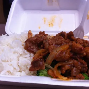 Spicy Pork! Wednesday Special