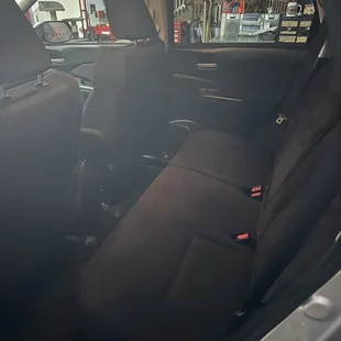 Back area