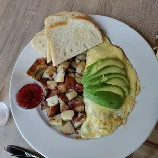 Veggie omelet