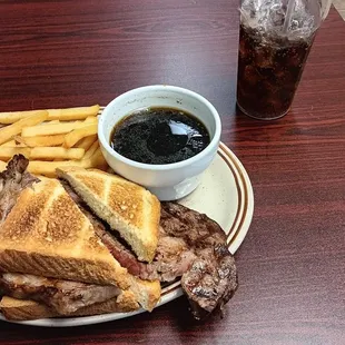 Monday Night Prime Rib Sandwich special $11.99