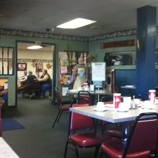 diners and dining area