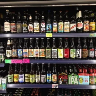 a refrigerator full of beer