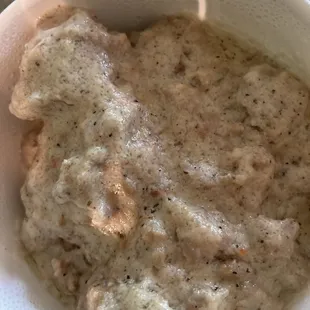 Famous biscuits and gravy