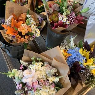 Bouquets for sale