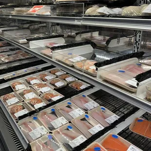 the meat section