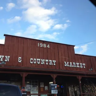 the front of the building