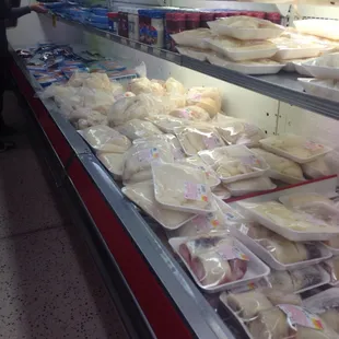 a woman shopping in a grocery store