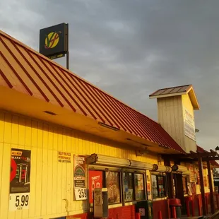 the exterior of a store