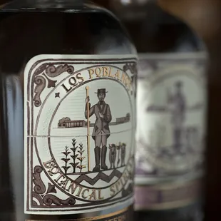 two bottles of liquor